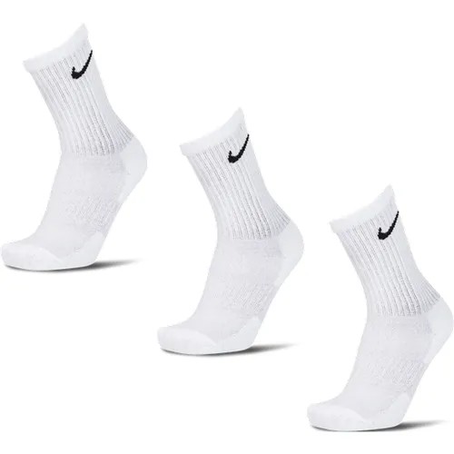 Pack Crew Medium Unisexe Chaussettes - Blanc - Taille: 38-42 - Foot Locker - Nike - Modalova