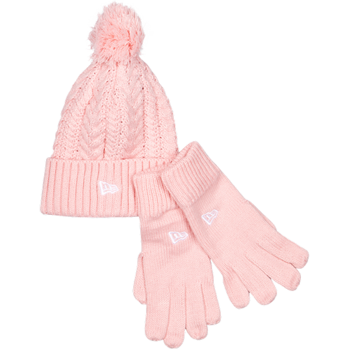 Kids Beanie Set Unisexe Bonnets - Rose - Taille: One Size - Laine - Foot Locker - new era - Modalova