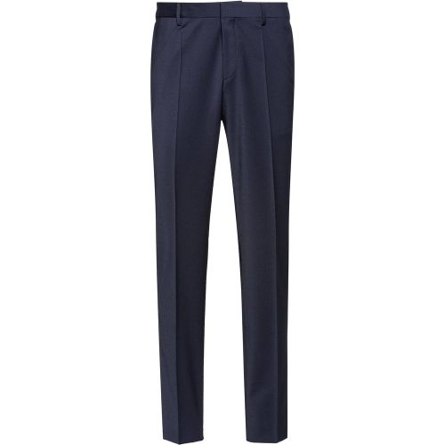 Pantalon Slim en laine mélangée stretch performante - HUGO - Modalova
