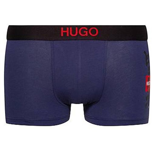 Boxer court en coton stretch avec logo et idéogramme japonais - HUGO - Modalova