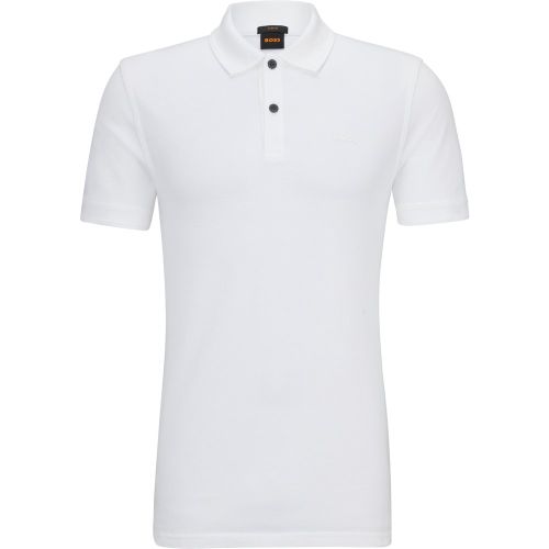 Polo Slim Fit en piqué de coton - Boss - Modalova