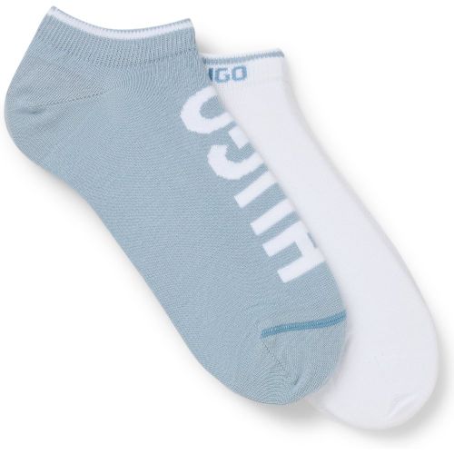 Lot de deux paires de chaussettes basses en coton mélangé - HUGO - Modalova
