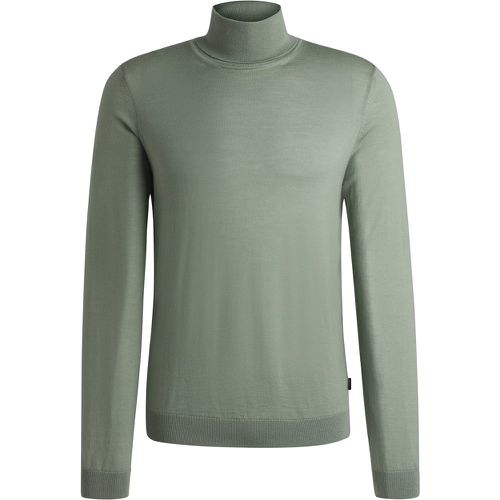 Pull à col roulé Slim Fit en laine vierge - Boss - Modalova