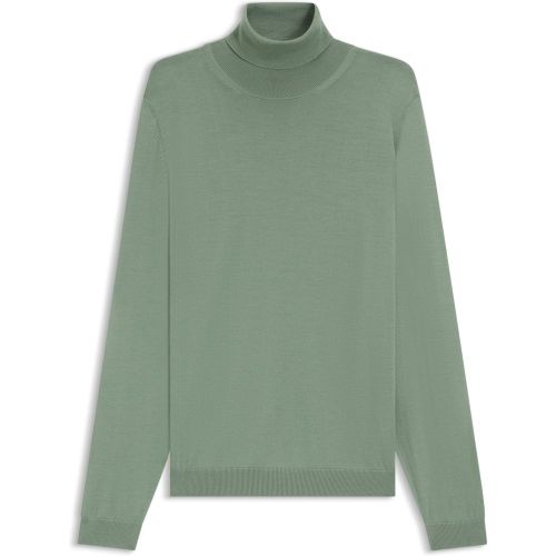 Pull Regular à col roulé en laine mérinos - Boss - Modalova