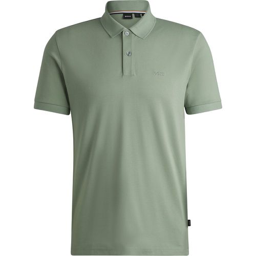 Pallas Polo Regular en coton avec logo brodé - Boss - Modalova