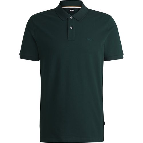 Polo Regular en coton avec logo brodé - Boss - Modalova