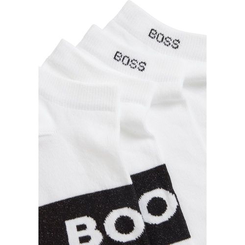 Lot de deux paires de chaussettes basses en maille stretch - Boss - Modalova