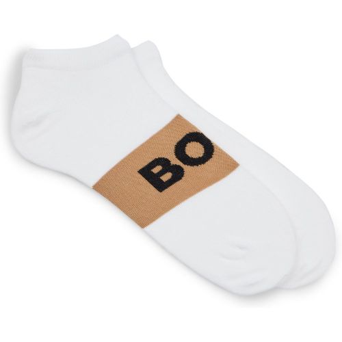 Lot de deux paires de chaussettes basses en maille stretch - Boss - Modalova