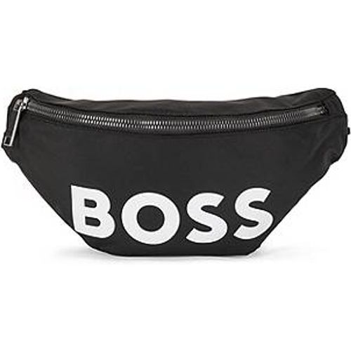 Sac ceinture en nylon recyclé avec logo ton sur ton - Boss - Modalova