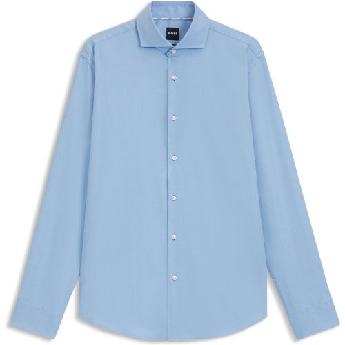 Chemise Regular Fit en twill de coton stretch facile à repasser - Boss - Modalova