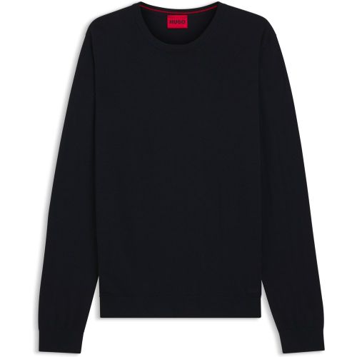Pull en laine vierge avec logo brodé - HUGO - Modalova