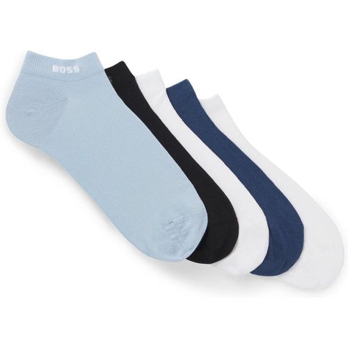 Lot de cinq paires de chaussettes hauteur cheville - Boss - Modalova