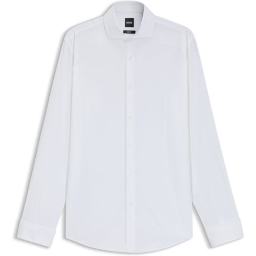 Chemise Slim en twill de coton stretch - Boss - Modalova