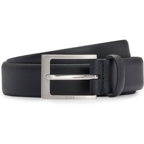 Ceinture en cuir nappa avec boucle logotée - Boss - Modalova