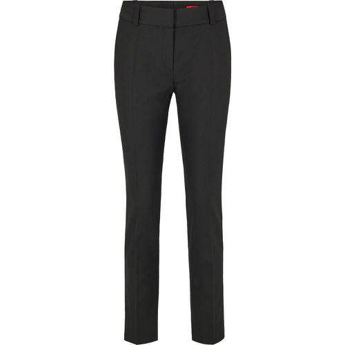 Pantalon Slim Fit en tissu stretch avec fentes au bas des jambes - HUGO - Modalova