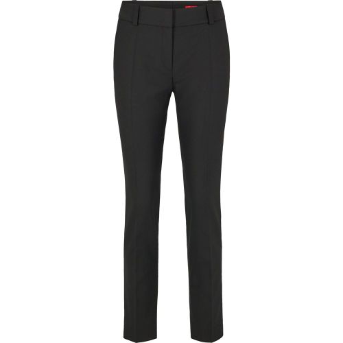 Pantalon Slim Fit en tissu stretch avec fentes au bas des jambes - HUGO - Modalova