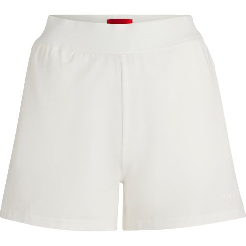 Short en tissu stretch à logo imprimé - HUGO - Modalova