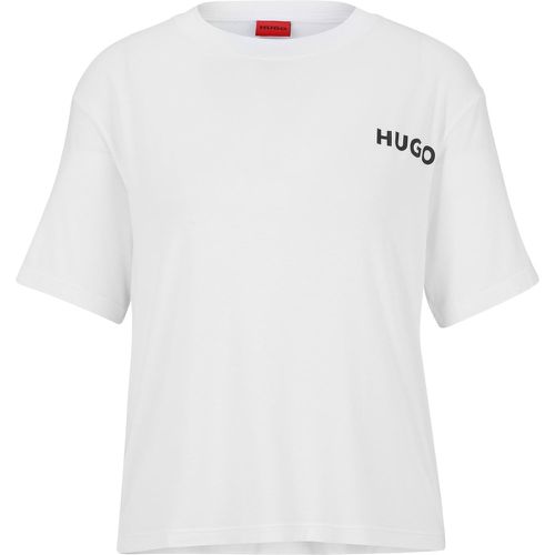 T-shirt de pyjama Relaxed avec logo imprimé - HUGO - Modalova