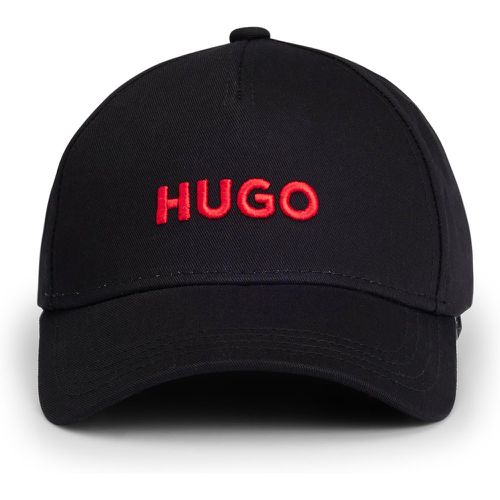 Casquette en twill de coton avec logo en relief - HUGO - Modalova