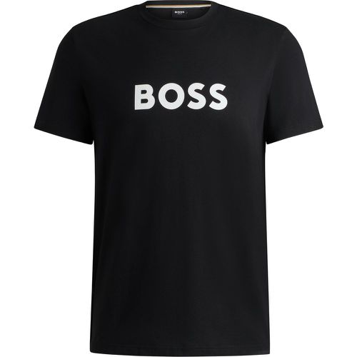 T-shirt en jersey de coton avec protection anti-UV SPF 50+ - Boss - Modalova