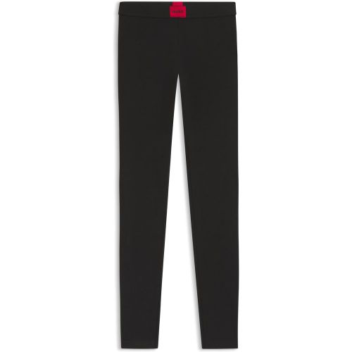 Legging thermique avec étiquette logo rouge - HUGO - Modalova
