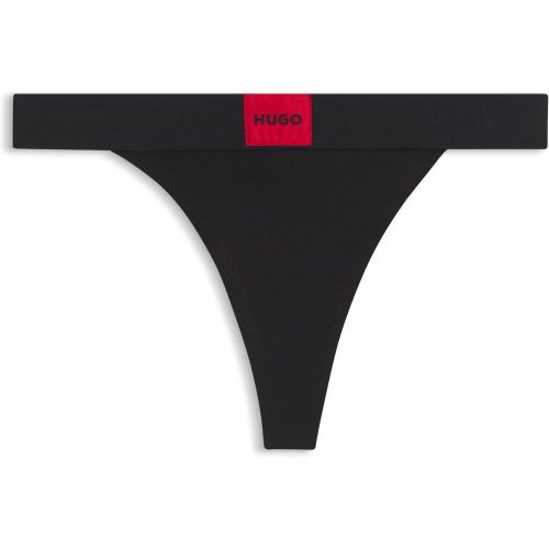 String en coton stretch avec logo rouge - HUGO - Modalova