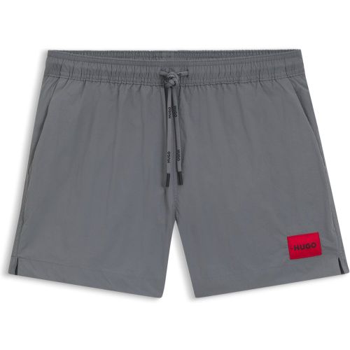 Shorts de bain avec étiquette logo - HUGO - Modalova