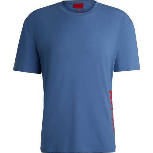 T-shirt en jersey de coton avec protection anti-UV SPF 50+ - HUGO - Modalova
