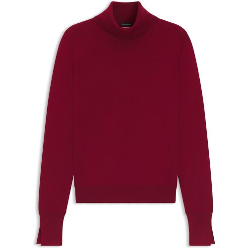 Pull en laine vierge à col roulé - Boss - Modalova