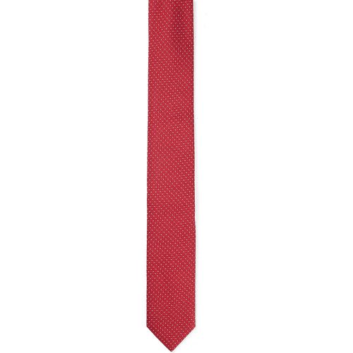 Cravate en soie pure avec motif jacquard tissé - HUGO - Modalova