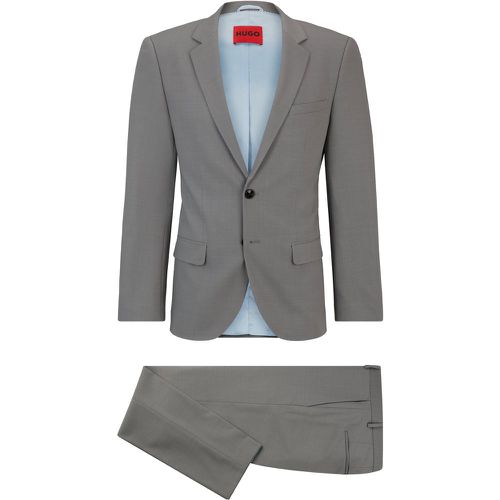 Costume Slim Fit en twill stretch - HUGO - Modalova