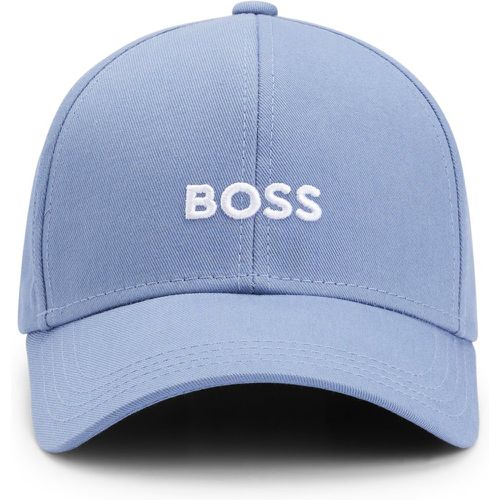 Casquette en twill de coton à logo brodé - Boss - Modalova