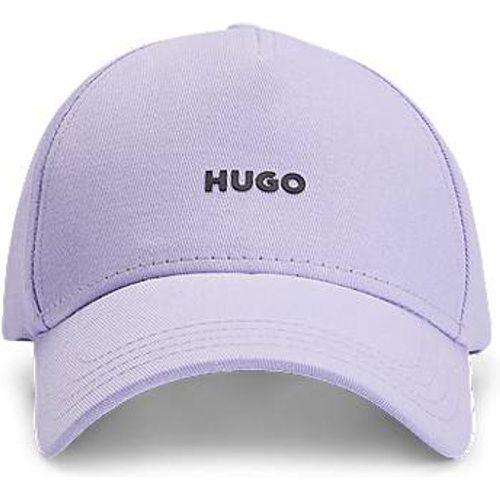 Casquette en twill de coton avec logo imprimé - HUGO - Modalova