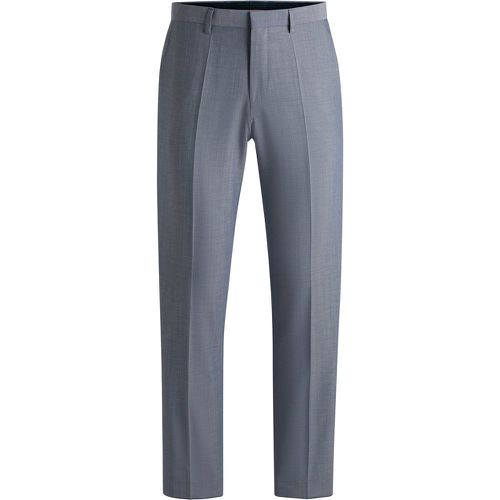 Pantalon Regular Fit en tissu stretch à micro motif - Boss - Modalova