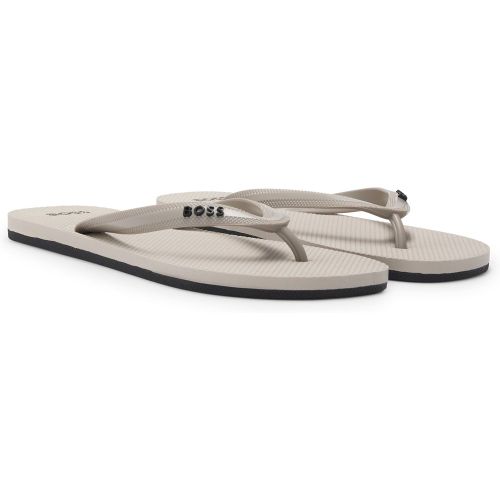 Tongs avec bride logotée - Boss - Modalova