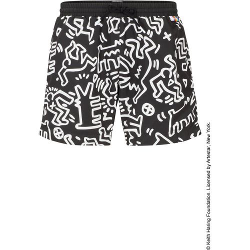 X Keith Haring short de bain unisexe en tissu recyclé à séchage rapide - Boss - Modalova