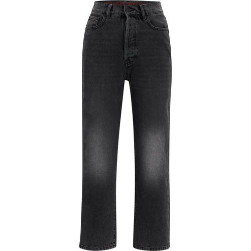 Jean large Modern Fit en denim noir - HUGO - Modalova