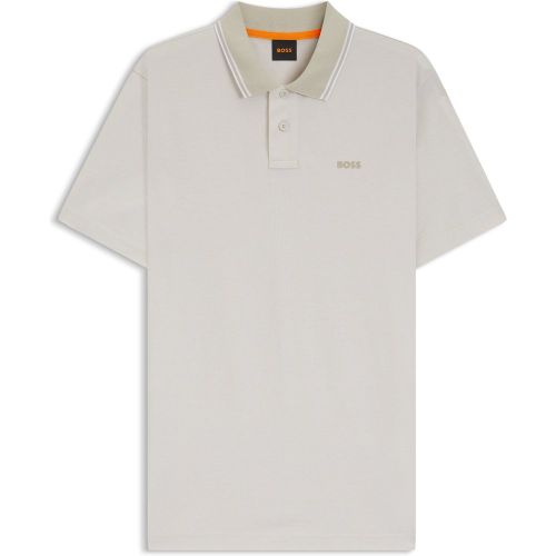 Polo Relaxed en piqué de coton Oxford - Boss - Modalova