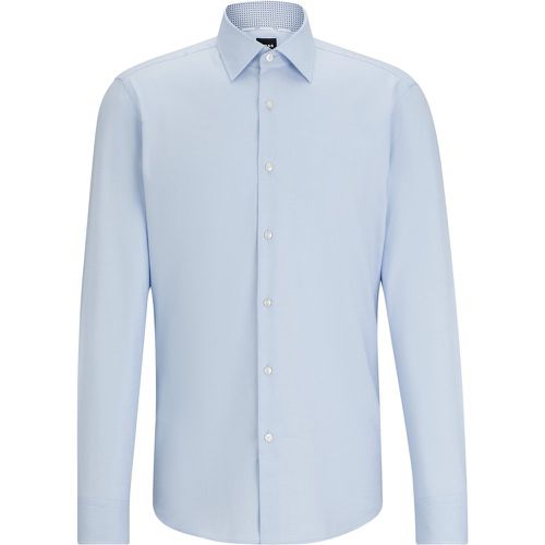 Chemise Regular Fit en coton stretch Oxford facile à repasser - Boss - Modalova