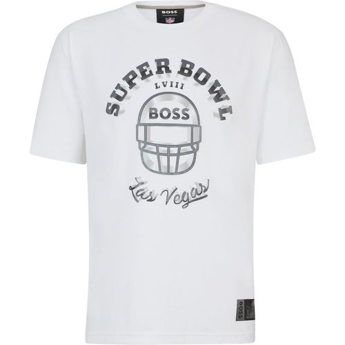 T-shirt  x NFL en coton stretch avec imprimé artistique - Boss - Modalova