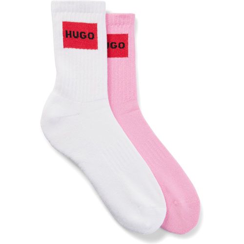 Lot de deux paires de chaussettes courtes à logos - HUGO - Modalova