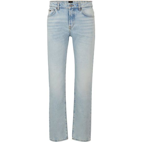 Jean Regular Fit en denim rigide bleu - Boss - Modalova