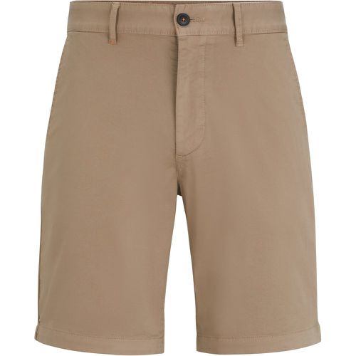 Short Slim Fit en twill de coton stretch - Boss - Modalova