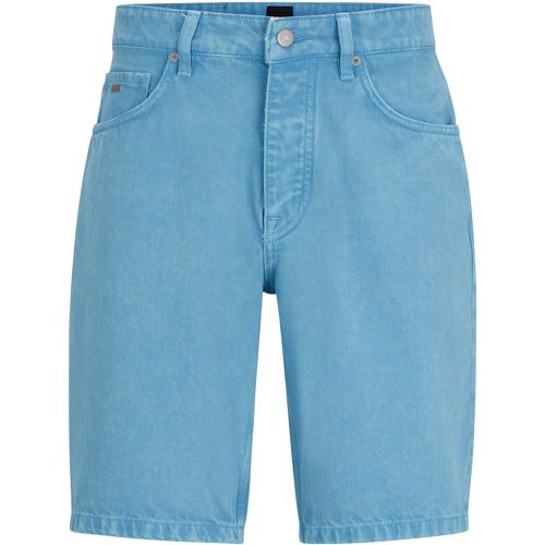 Short Relaxed en denim rigide - Boss - Modalova