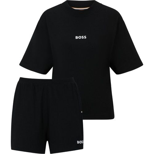 Pyjama Regular Fit à logos contrastants et poches latérales - Boss - Modalova