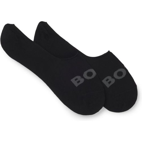 Lot de deux paires de chaussettes invisibles en coton mélangé - Boss - Modalova