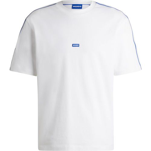 T-shirt en jersey de coton avec rubans - HUGO - Modalova