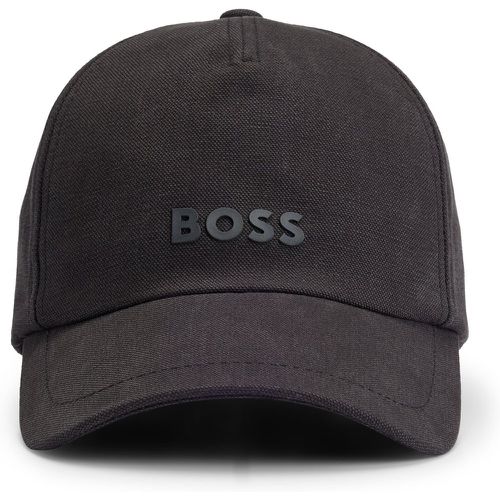 Casquette en toile de coton à logo imprimé en gomme - Boss - Modalova