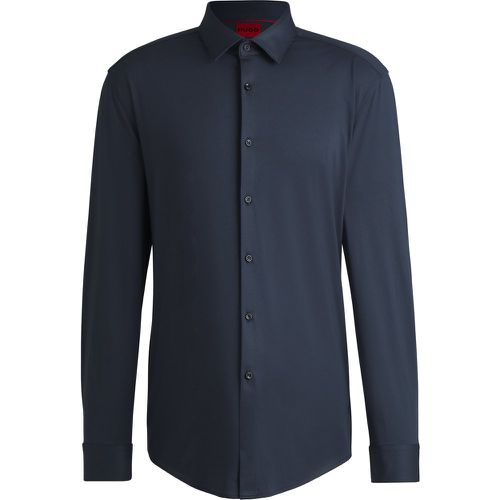 Chemise Slim en jersey stretch imprimé performant - HUGO - Modalova