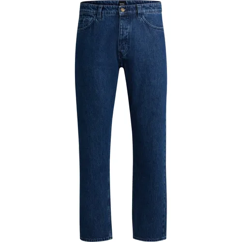 Jean Relaxed Fit en denim rigide - Boss - Modalova